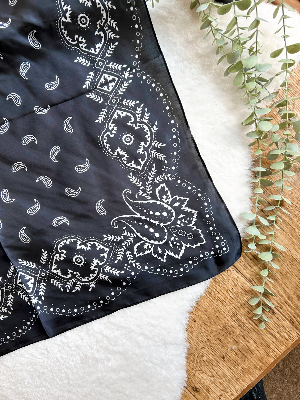 Paisley neck scarf
