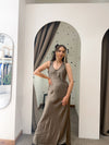 Aster dress mocha