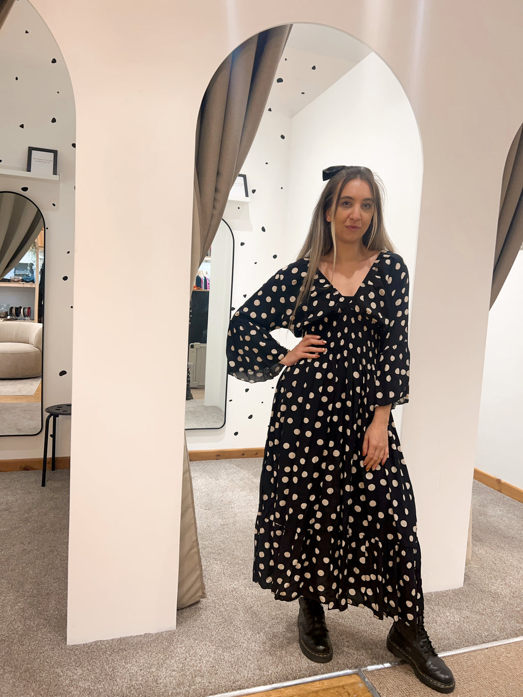 Dana dress black
