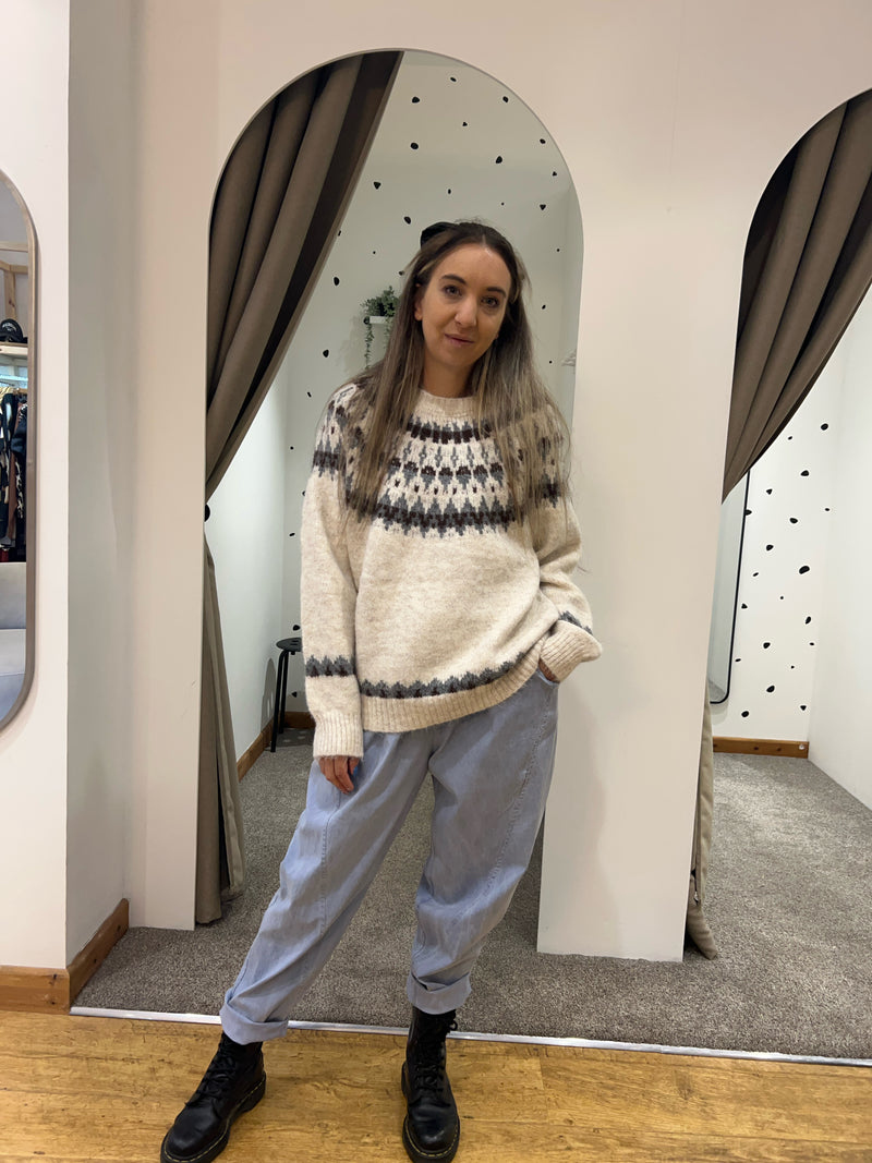 Nordic knit jumper