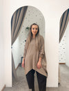 Oversized sweat mocha