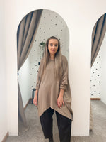 Oversized sweat mocha