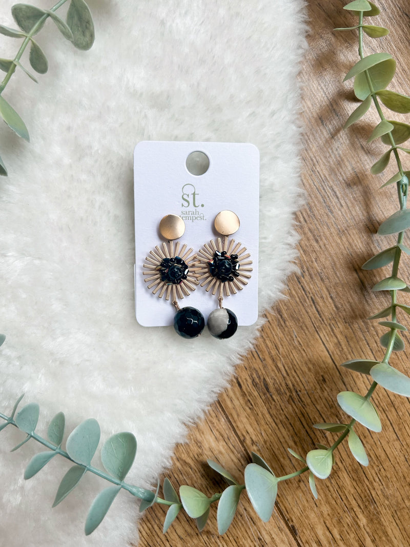 Luxe beaded earrings