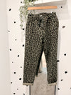 Khaki Leopard Print Magic Trousers