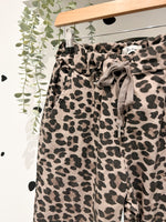 Mocha Leopard Print Magic Trousers