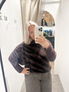 Zebra soft knit