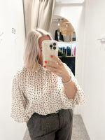 Polka dot blouse