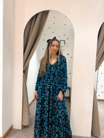 Hudson dress teal