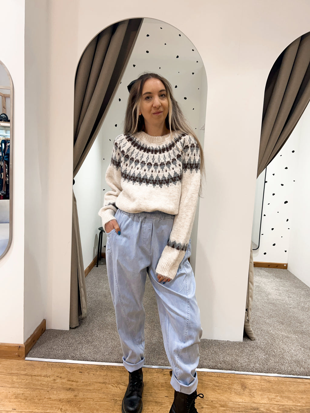 Nordic knit jumper