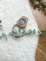 Taupe leather wrap bracelet