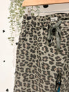 Khaki Leopard Print Magic Trousers