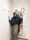 Roll neck soft jumper black