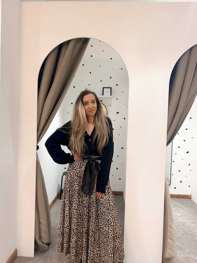 Leopard skirt