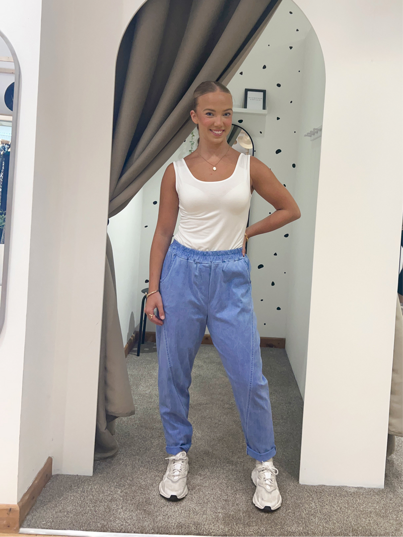 Balloon magic trousers indigo