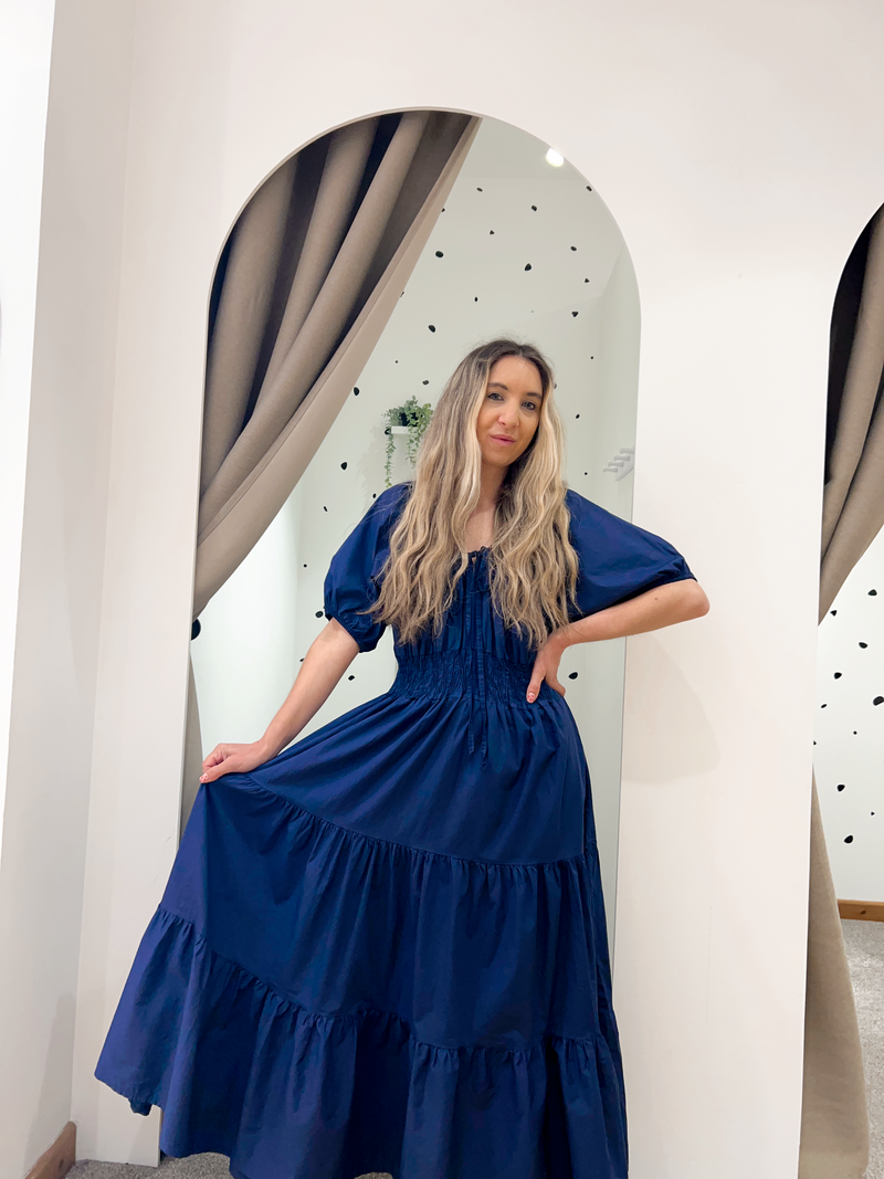 Cosette dress navy