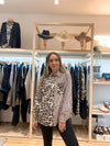 Leopard/stripe shirt