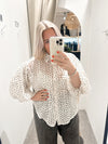 Polka dot blouse