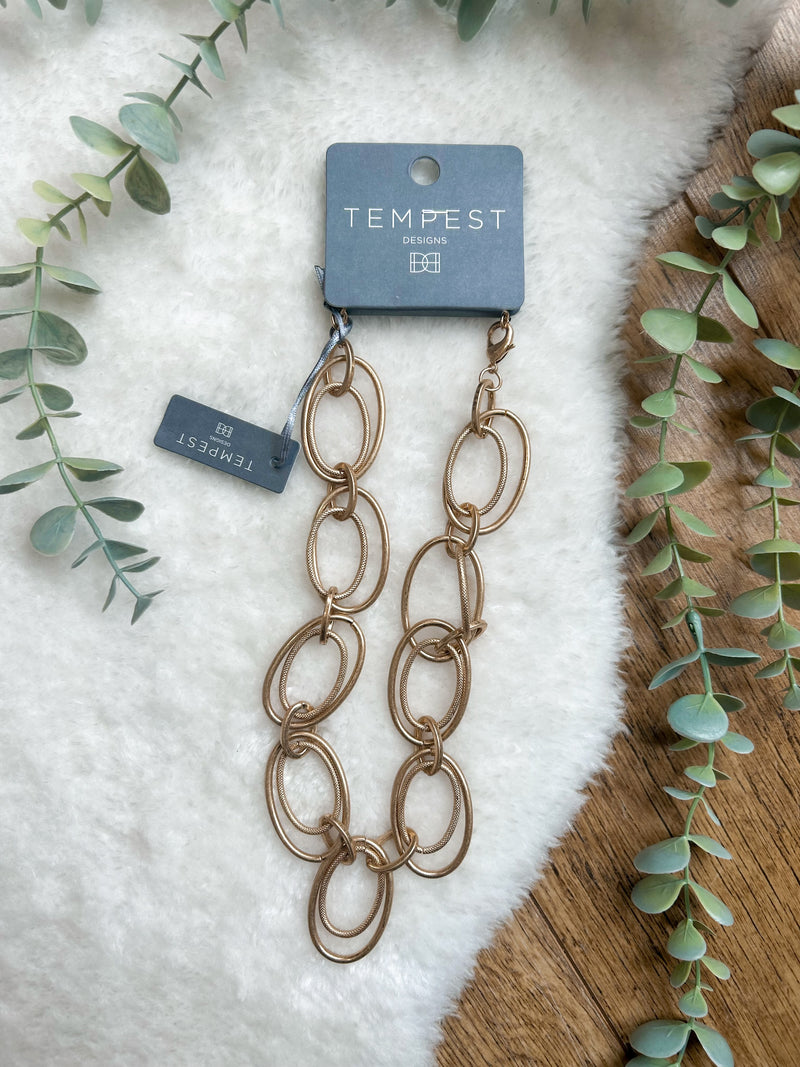 Oval links necklace