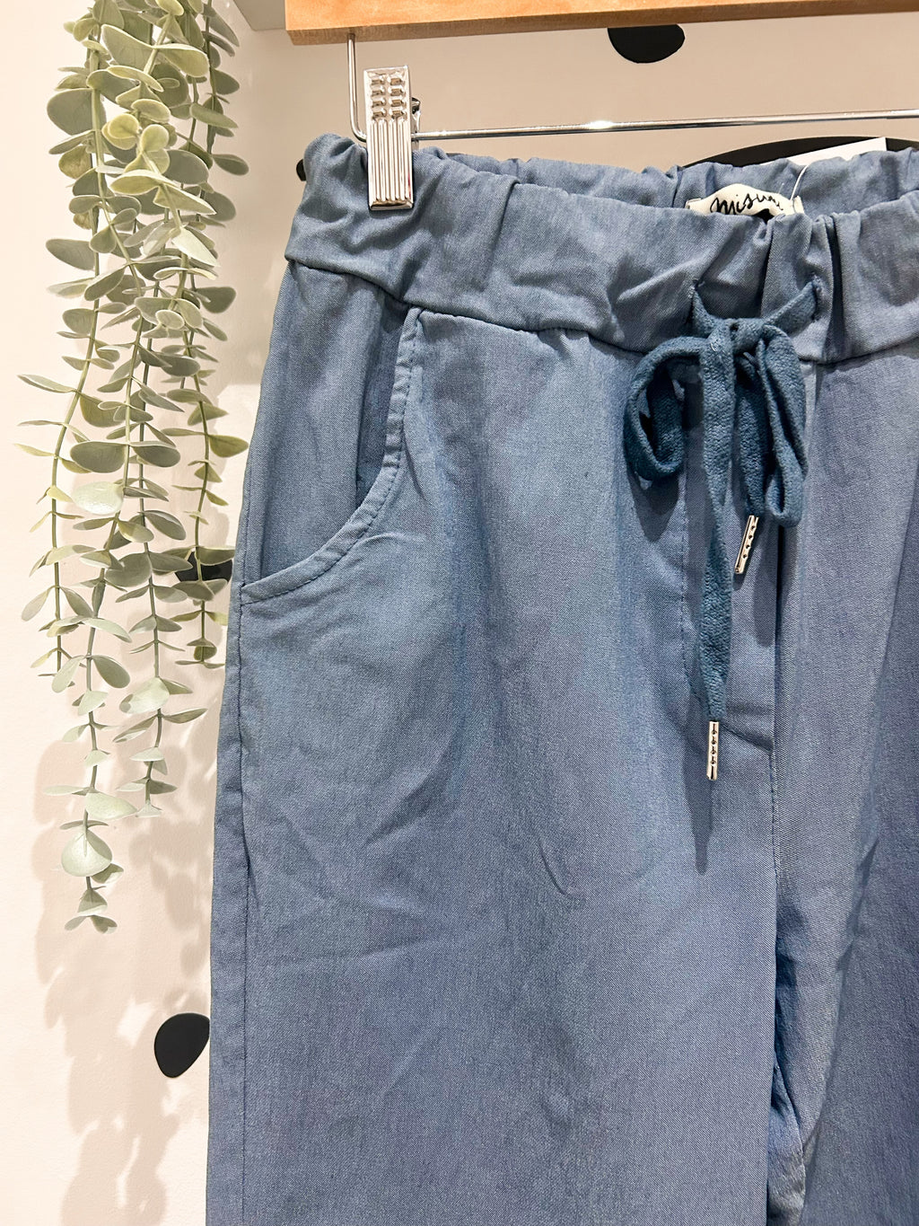 Chambray magic trousers