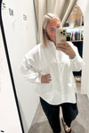 Oversized white shirt