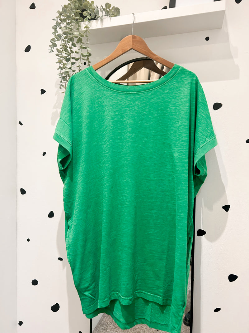 Boxy tee green