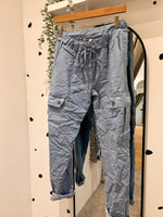 Magic cargo trousers blue