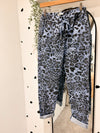 Blue Leopard Print Magic Trousers