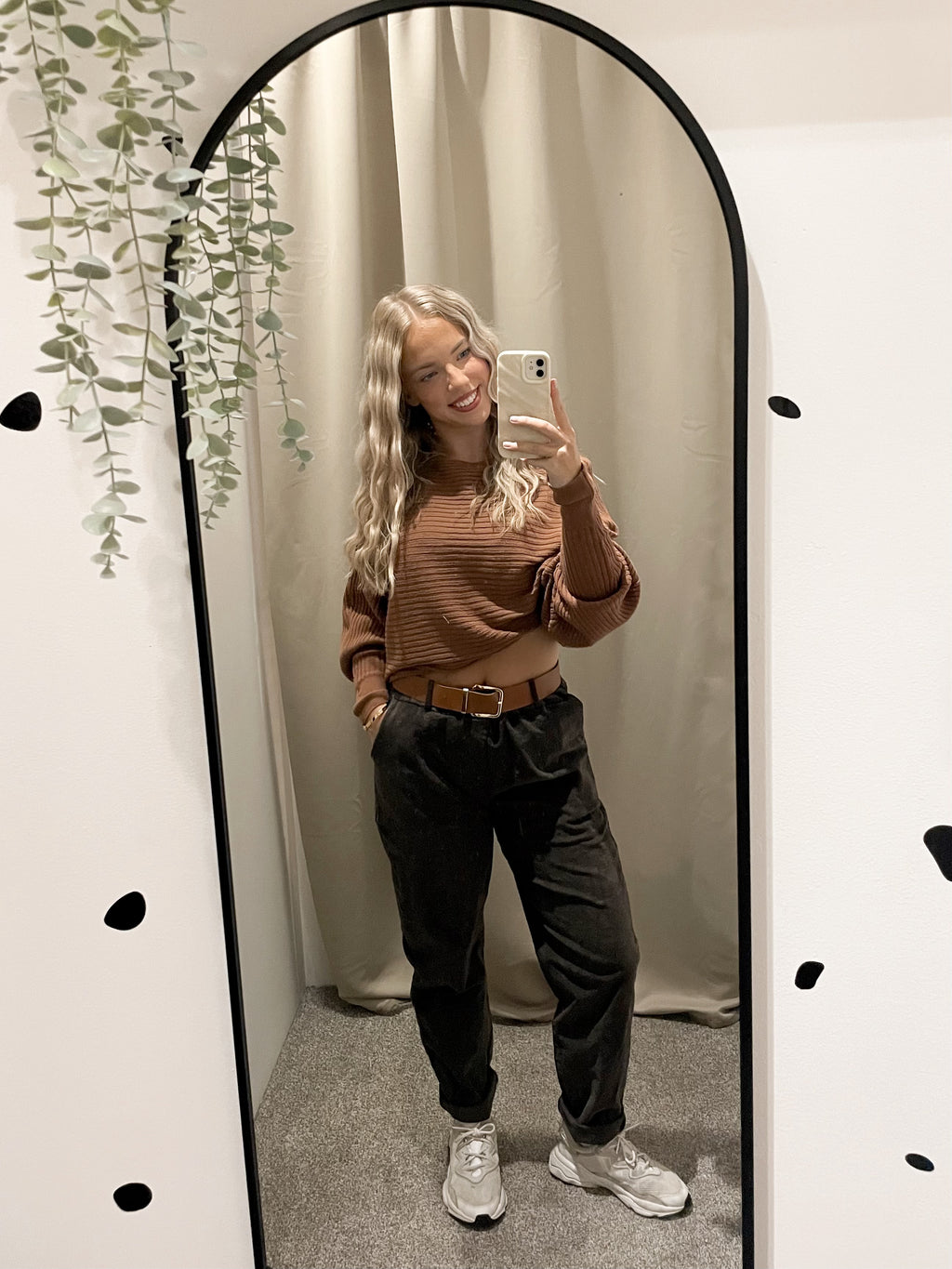 Cord trousers chocolate