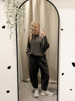 Cord balloon trousers chocolate