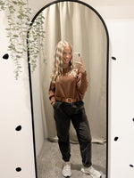 Cord trousers chocolate