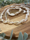 Shell necklace & bracelet set