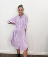 Erin shirt dress lilac