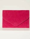 Envelope clutch pink