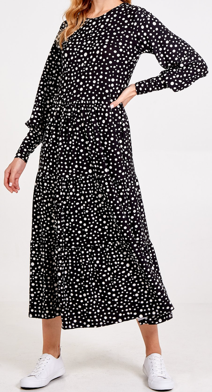 Polka dot smock dress – Pretty Stories