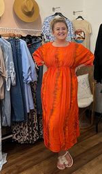 Maya dress orange