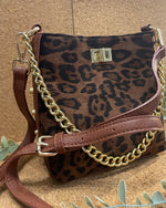 Leopard print bag