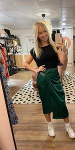 Ava skirt green