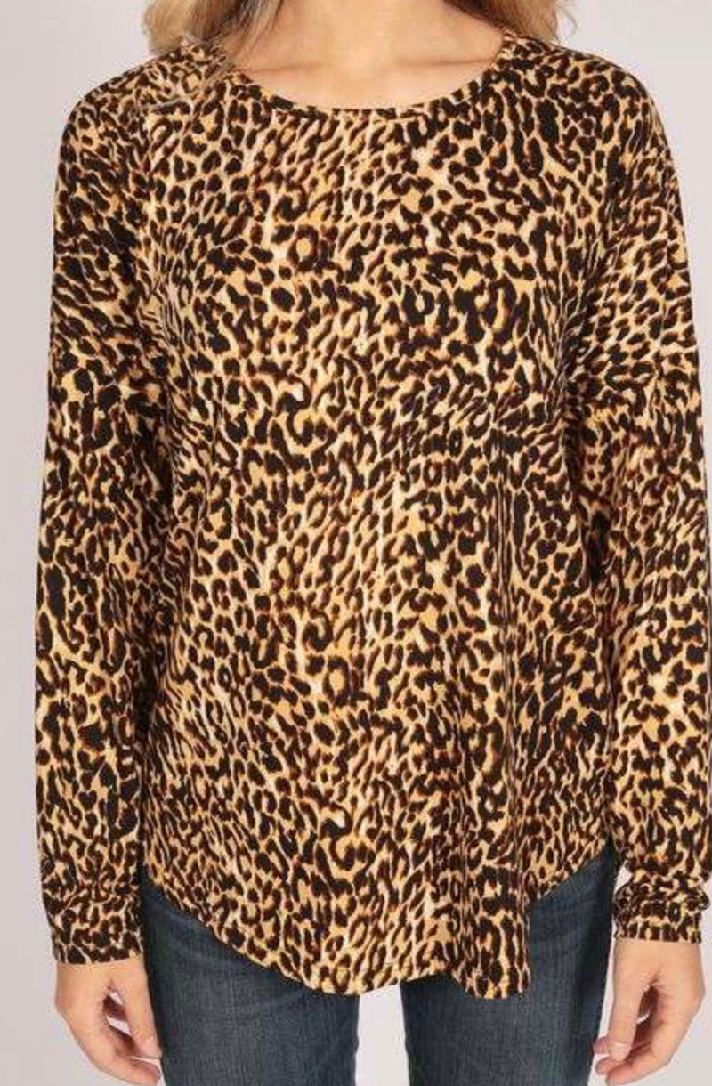 Leopard long sleeve top