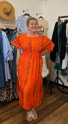 Maya dress orange